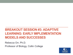 Mastering: It*s Not just for Homework Anymore