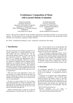 Evolutionary Composition of Music with Learned Melody Evaluation