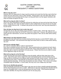 Do you offer day care on the weekends