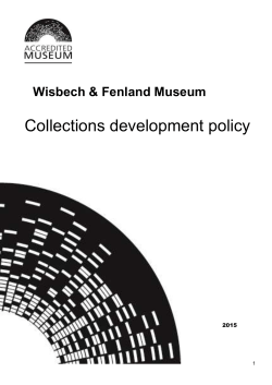 A description and significance of the collections at Wisbech and