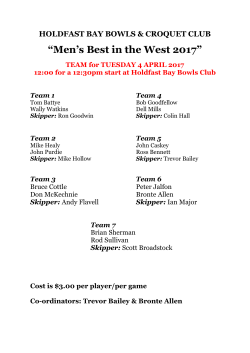 Men`s Best in the West 2017