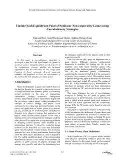 Finding Nash Equilibrium Point of Nonlinear Non