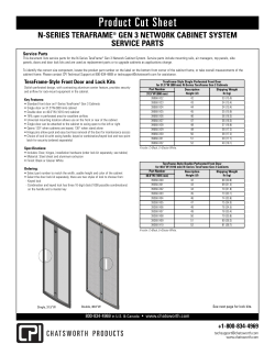 n-series teraframe gen 3 cabinet service parts