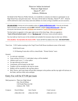 Entry Fee will be $75.00 per team