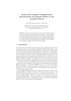 Sound and Complete Computational Interpretation of Symbolic