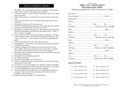 EBBC 3 ON 3 TOURNAMENT REGISTRATION FORM All players