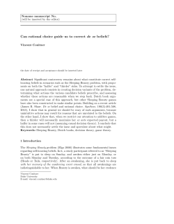 Can rational choice guide us to correct de se beliefs?