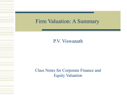 Corporate Finance
