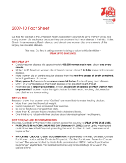 Go Red For Women Facts