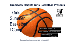 Grandview Girls Basketball Presents