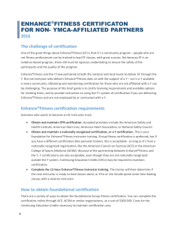 Licensing for Non-Y Partners - Healthy Programs in Michigan