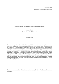 Preliminary draft Do not quote without author`s permission Asset