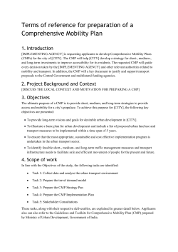 Mid January MAWS report - Institute for Transportation and