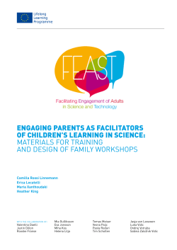 Materials for training and design of family workshops