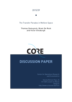 The Transfer Paradox in Welfare Space