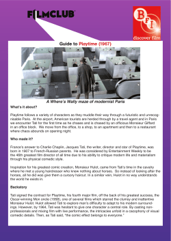 Playtime - Into Film Club