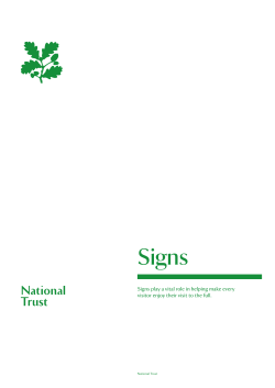 Signs play a vital role in helping make every visitor enjoy their visit to