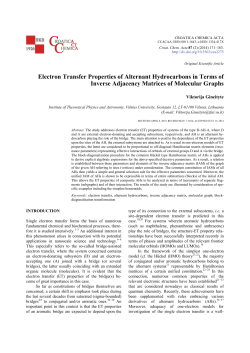 Electron Transfer Properties of Alternant Hydrocarbons in Terms of