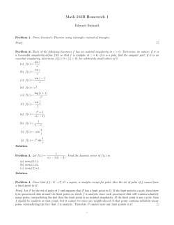 Math 210B Homework 1