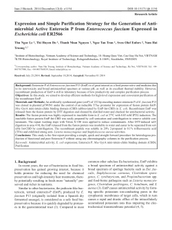 Expression and Simple Purification Strategy for the Generation of