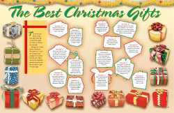 T he Savior has given us the best gifts of all. We can give Him gifts