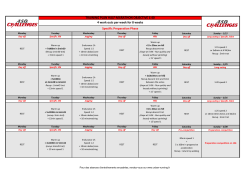 TRAINING PLAN HALF-MARATHON OBJECTIVE