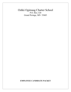 Mishomis Teachings - Oshki Ogimaag Charter School