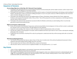 Session 1: A Story of Units Curriculum Overview