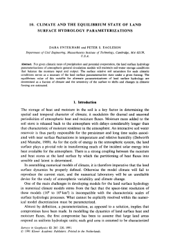 Climate and the equilibrium state of land surface hydrology