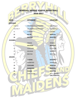 berryhill middle school basketball 2016-2017