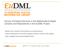 Sn&iacute;mek 1 - Multimedia Digital Libraries