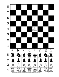 Printable Chess Set