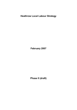 Heathrow Local Labour Strategy