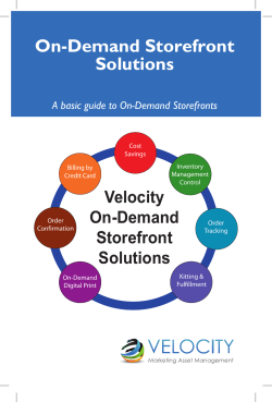 On-Demand Storefront Solutions