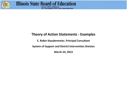 Theory of Action Statements