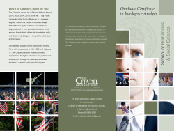 Graduate Certificate in Intelligence Analysis