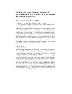 Finding Maximum Common Connected Subgraphs using