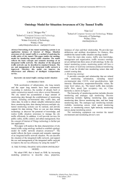Ontology Model for Situation Awareness of City