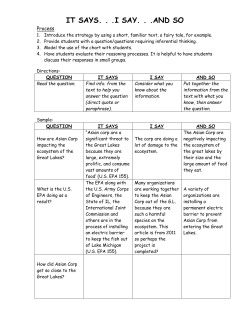 It Says. . .I Say. . .and So