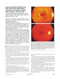 Long-term Results Following Pars Plana Vitrectomy