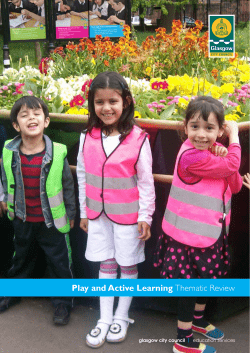 Play and Active Learning Thematic Review