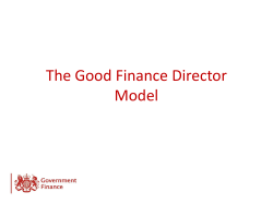 Good Finance Director - Finance