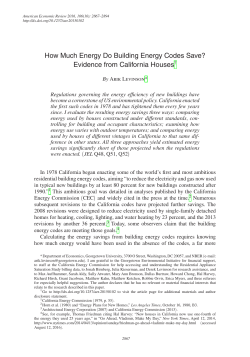 How Much Energy Do Building Energy Codes Save? Evidence from