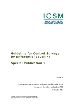 Standard for Australian Survey Control