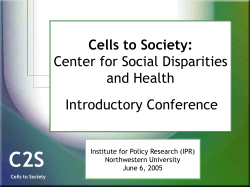 LCL - Institute for Policy Research