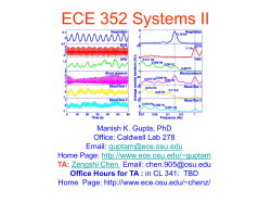 ECE 352 Systems II