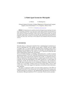 A Multi-Agent System for Microgrids