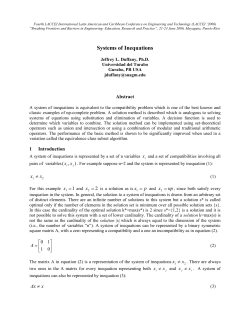 2 Substitution and Elimination of Variables