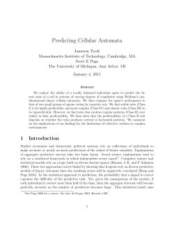 Predicting Cellular Automata