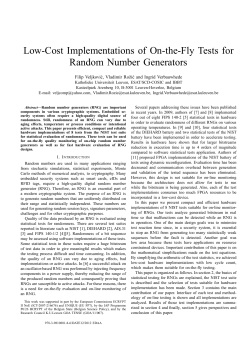 Low-Cost Implementations of On-the